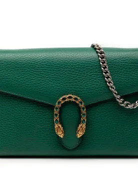 Calfskin Dionysus Wallet on Chain - Gucci - FashionsVida