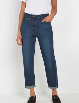 Women's Mom Jeans in Indigo Size: 18S - Indigo - Size: 18S - M&Co - FashionsVida