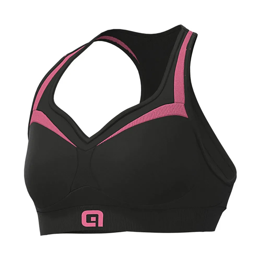 Soutien-gorge De Sport à Impact Moyen Magic Black / Raspberry XS - Ale - FashionsVida