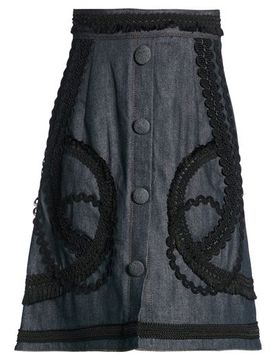 Dolce&Gabbana Falda vaquera Mujer Azul marino 32 Mujer