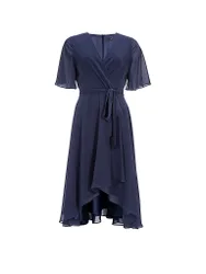 Vestido de noche azul oscuro 40