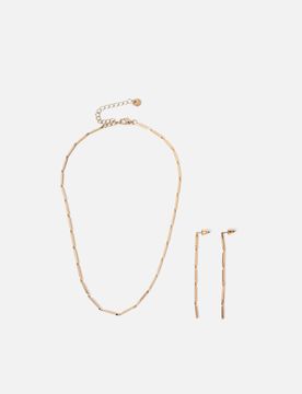 Fide necklace and earring set