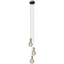 Cables Lampe Suspendue Sans Ampoule Spider 3-fall Satin Titanium One Size