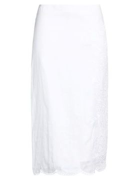 Falda midi Mujer Blanco 38 Mujer