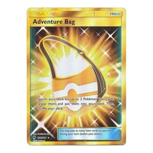 Pokemon SM Lost Thunder 228/214 Adventure Bag (Secret Rare) - Pokémon - FashionsVida