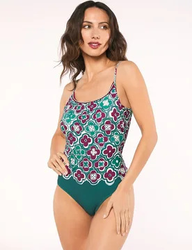 Bañador de mujer inara basico foam copa b tirante regulabl - Red Point - FashionsVida