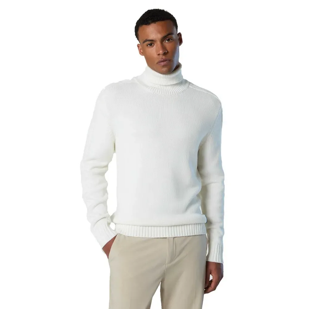 Gg High Neck Sweater White Alyssum M Men - North Sails - FashionsVida