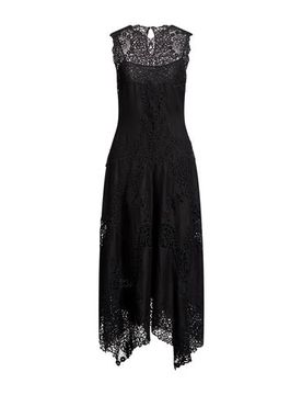 Vestido largo Mujer Negro 42 Mujer