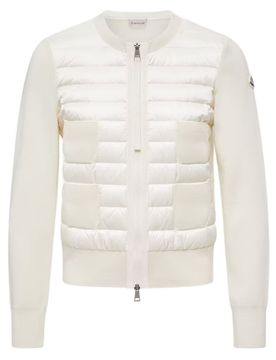 Virgin Wool Crew Neck Longline Sweater with Zip Closure & Patch Pockets
