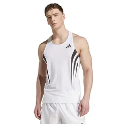 Maglietta Senza Maniche Adizero Archive Running White XL