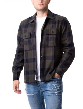 Franco Shirt Green Check M Herren