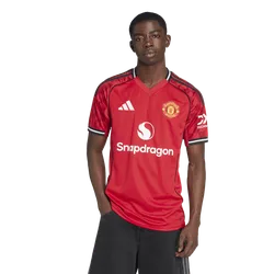 Manchester United Home 25-26 Men Jerseys/Replicas - Red - Size M - Poly Jersey - Red - Size: Medium