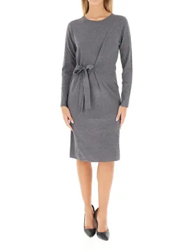 Abito con drappeggio GRIGIO S - Kocca - FashionsVida