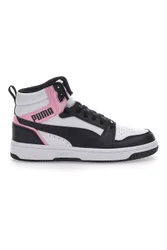 Sneakers con Lacci Bianche e Nere Rebound V6 38