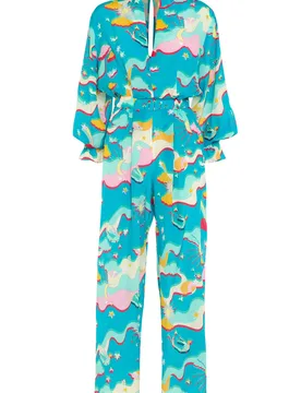 Astroelevator Felix Silk Jumpsuit - XS - Paolita London - FashionsVida