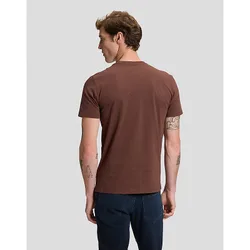 Regular Patch Logo Short Sve Tee Shaved Chocolate Größe XL male
