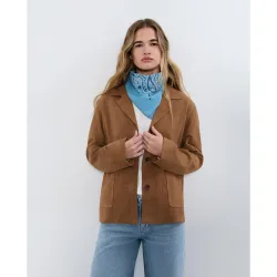 Chaqueta de mujer de piel