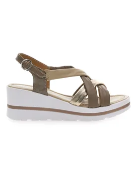 Sandali con Platform Oro 191001 38 - Pittarello - FashionsVida