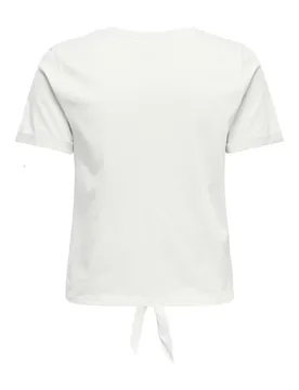 ONLDORA S/S KNOT FOLD-UP TOP JRS feale