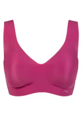 Women's Zero Feel Seamfree Bralette with Removable Pads Wine Large - Pink - Size: Large