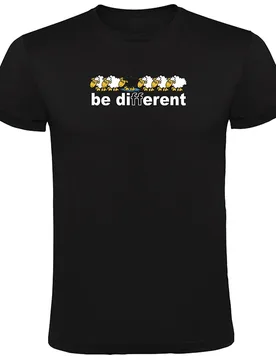 T-shirt à Manches Courtes Be Different Surf Black S - Kruskis - FashionsVida