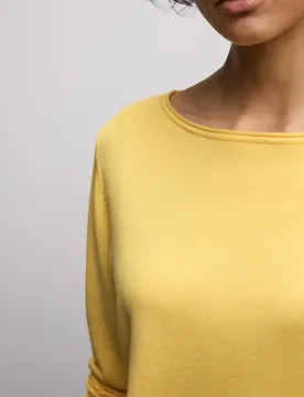 Basic Pullover female Gelb