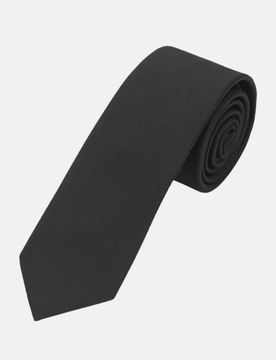 Krawatte aus Seide Schwarz