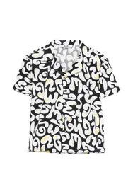 MSGM CAMICIA M/C LOGO BUBBLE