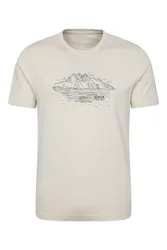 Snowdon Mens Short-Sleeved T-Shirt - Off White
