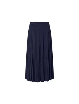 Midi-jupe bleu marine 34 - Richroyal - FashionsVida