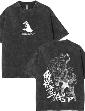 Washed Vintage Anime My Hero Academia Shigaraki Tomura Graphic T Shirt Men Retro Cotton T-shirt Cartoon Manga Cosplay T-shirts - Aliexpress - FashionsVida