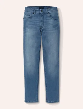 Comfort-Flex Jeans, Modern Fit#normale Größen#schlanke Größen#untersetzte Größen, Farbe Blau, 60, bequem dank Spezialgewebe hergestellt in Europ - Walbusch - FashionsVida