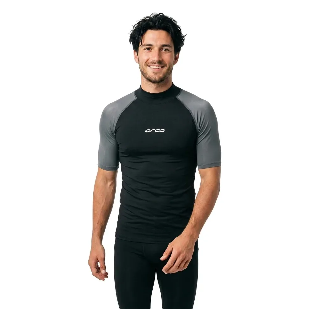 Rash Guard Manches Courtes Bossa Black L - Orca - FashionsVida
