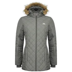 Womens Dark Grey Hooded Coat - Size 2xl