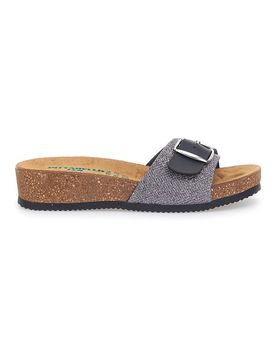 Ciabatte nere con fibbia regolabile 293A21030SR 37