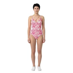 Galia Plunge Swimsuit Lipstick S Women