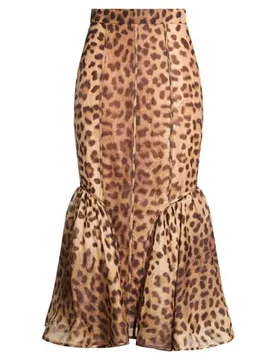 Falda larga Mujer Marrón 1 Mujer - Zimmermann - FashionsVida