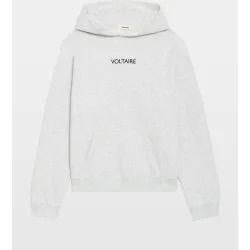Zadig & Voltaire - Sudadera con capucha para hombre de mangas largas, algodón y bolsillos