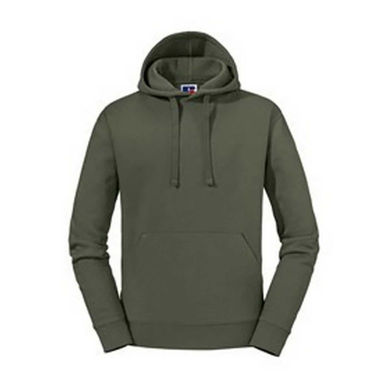 Mens Authentic Hoodie (Olive) - Size Small - Russell athletic - FashionsVida