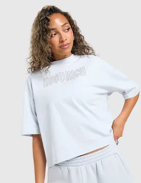 OG Ion v2 Boxy T-Shirt - Damen, Grau - female - Size: XL - Hoodrich - FashionsVida