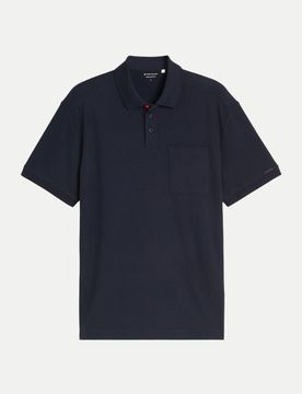 Regular-Fit Poloshirt Blau XXL