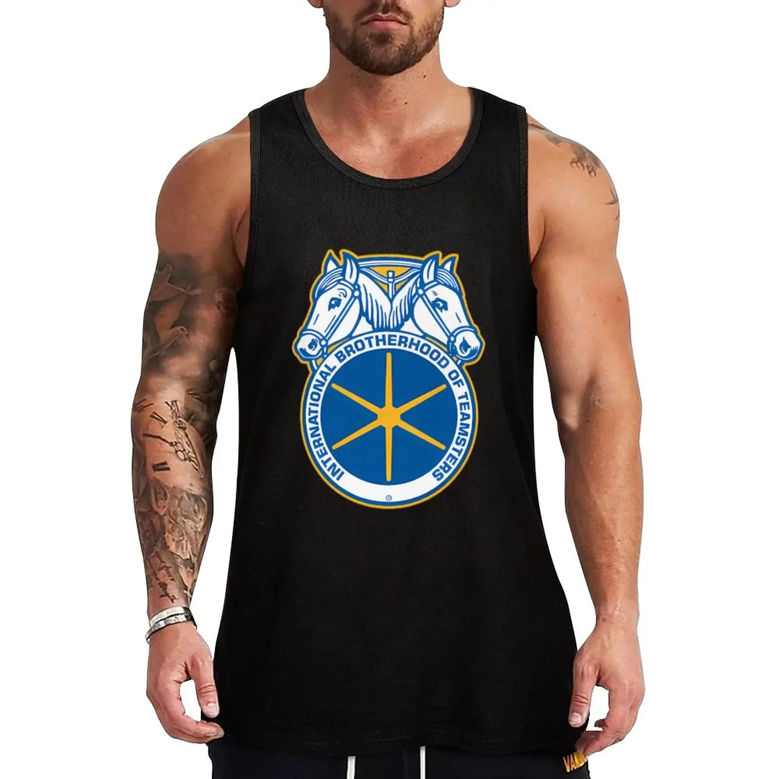 Teamsters Logo Tank Top Performance Stretch Tank Top Athletic Workout Wear - Aliexpress - FashionsVida