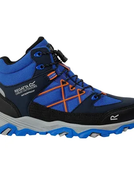 Kids Unisex Childrens/kids Samaris Iii Walking Boots (Oxford Blue/orange) - Size Uk 6 Infant - Regatta - FashionsVida