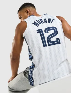 NBA Memphis Grizzlies Morant #12 City Jersey - Herren, Weiss - male - Size: XL - Nike - FashionsVida
