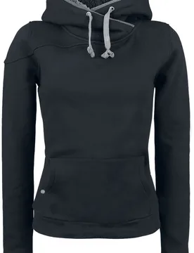 Kapuzenpullover - Teddy Hoodie - S bis XXL - für Damen - Größe XXL - schwarz - Frauen - female - Black Premium by EMP - FashionsVida