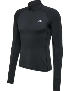 Lakewood 1/2 Zip Damen Rollkragenpullover, schwarz XL