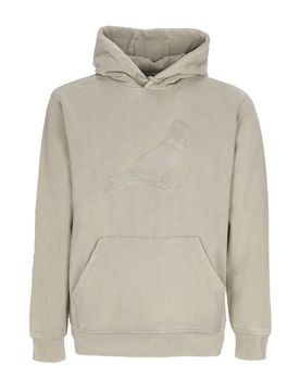 Felpa Cappuccio Uomo Broadway Washed Pigeon Hoodie Sage