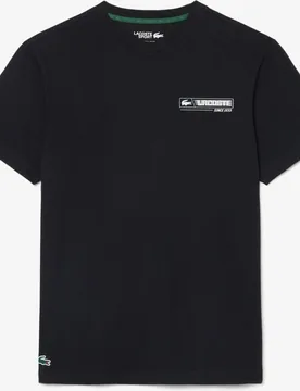 Camiseta de hombre deportiva estampada ultra dry en gris - Lacoste - FashionsVida