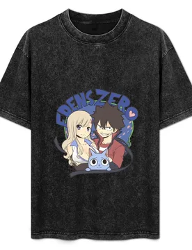 Edens Zero Shiki & Rebecca T-Shirt Large Size Breathable Tee - Aliexpress - FashionsVida