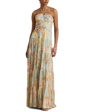 Robe de soirée crème 36 - Ralph Lauren - FashionsVida